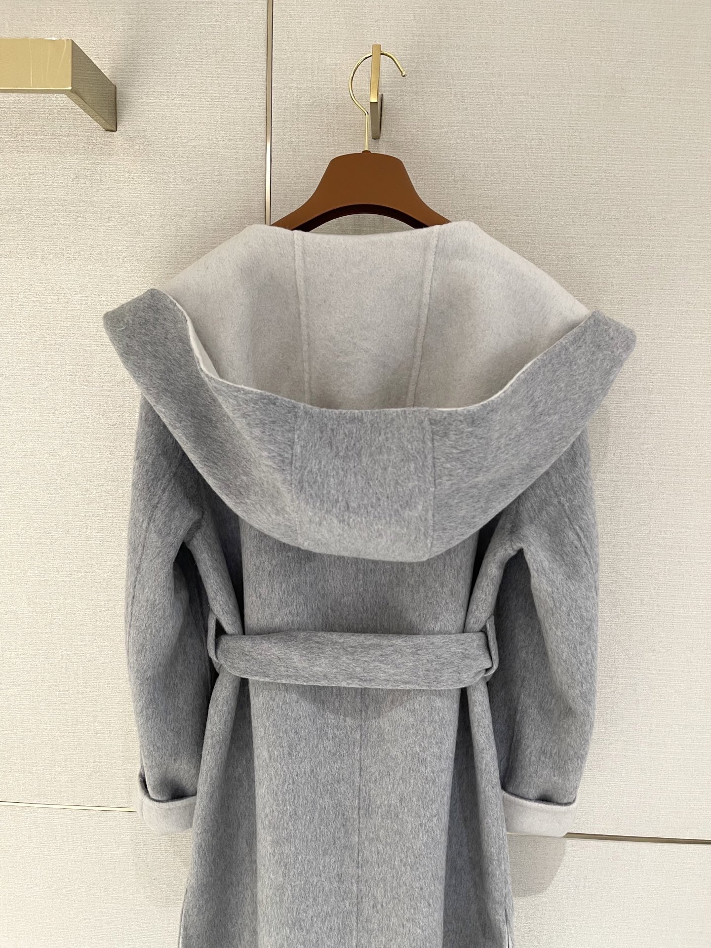 Loro Piana cashmere and wool overcoat , casual, stylish, grey 