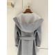 Loro Piana cashmere and wool overcoat , casual, stylish, grey 