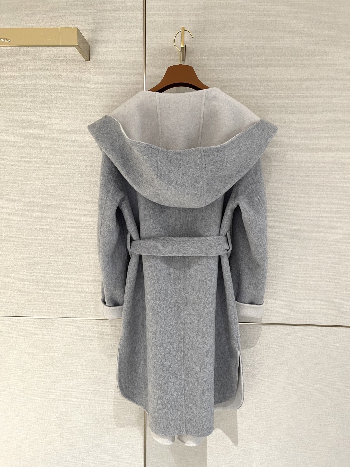 Loro Piana cashmere and wool overcoat , casual, stylish, grey 