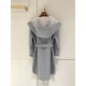 Loro Piana cashmere and wool overcoat , casual, stylish, grey 