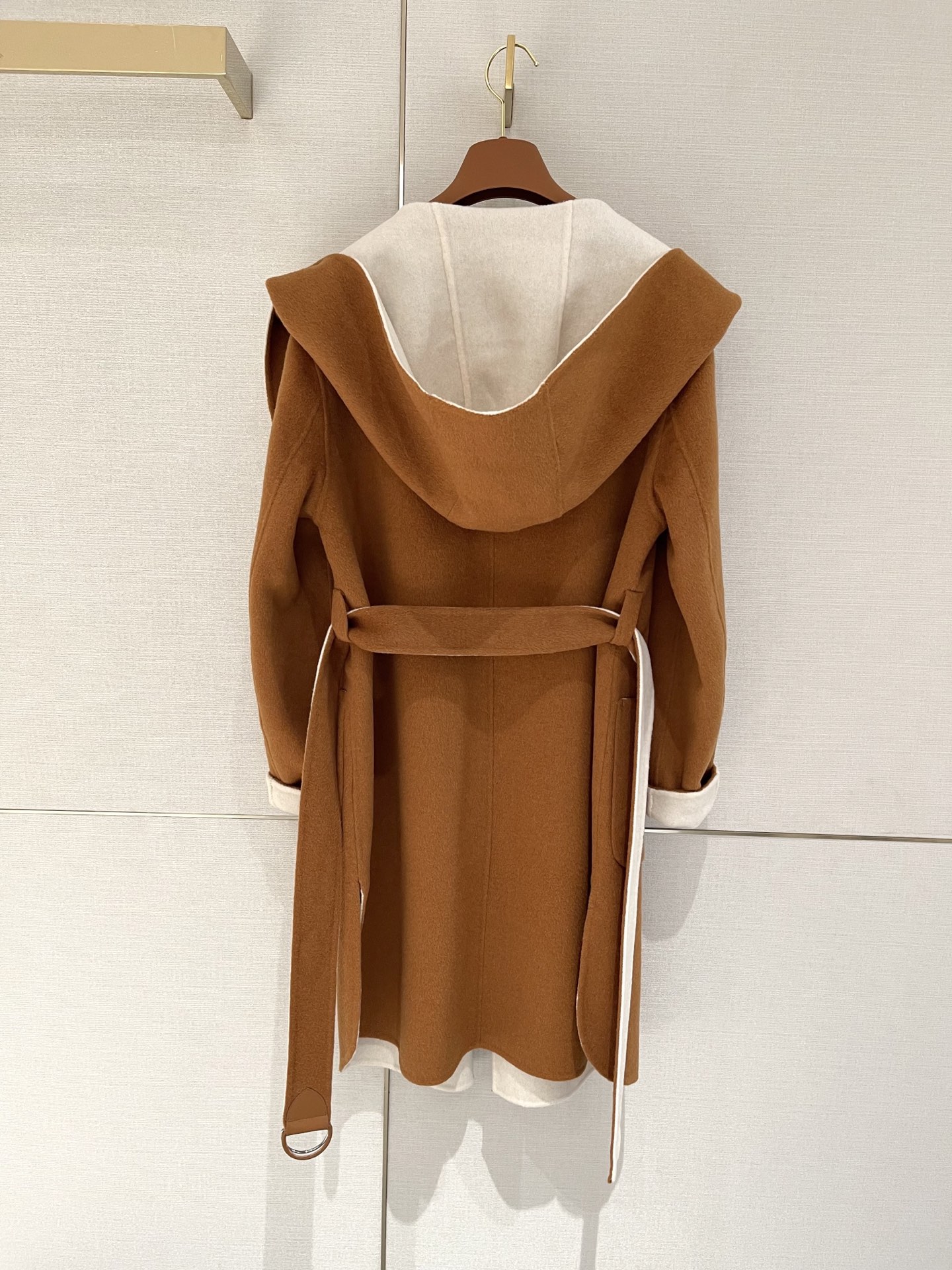 Loro Piana cashmere and wool overcoat , casual, stylish, caramel 