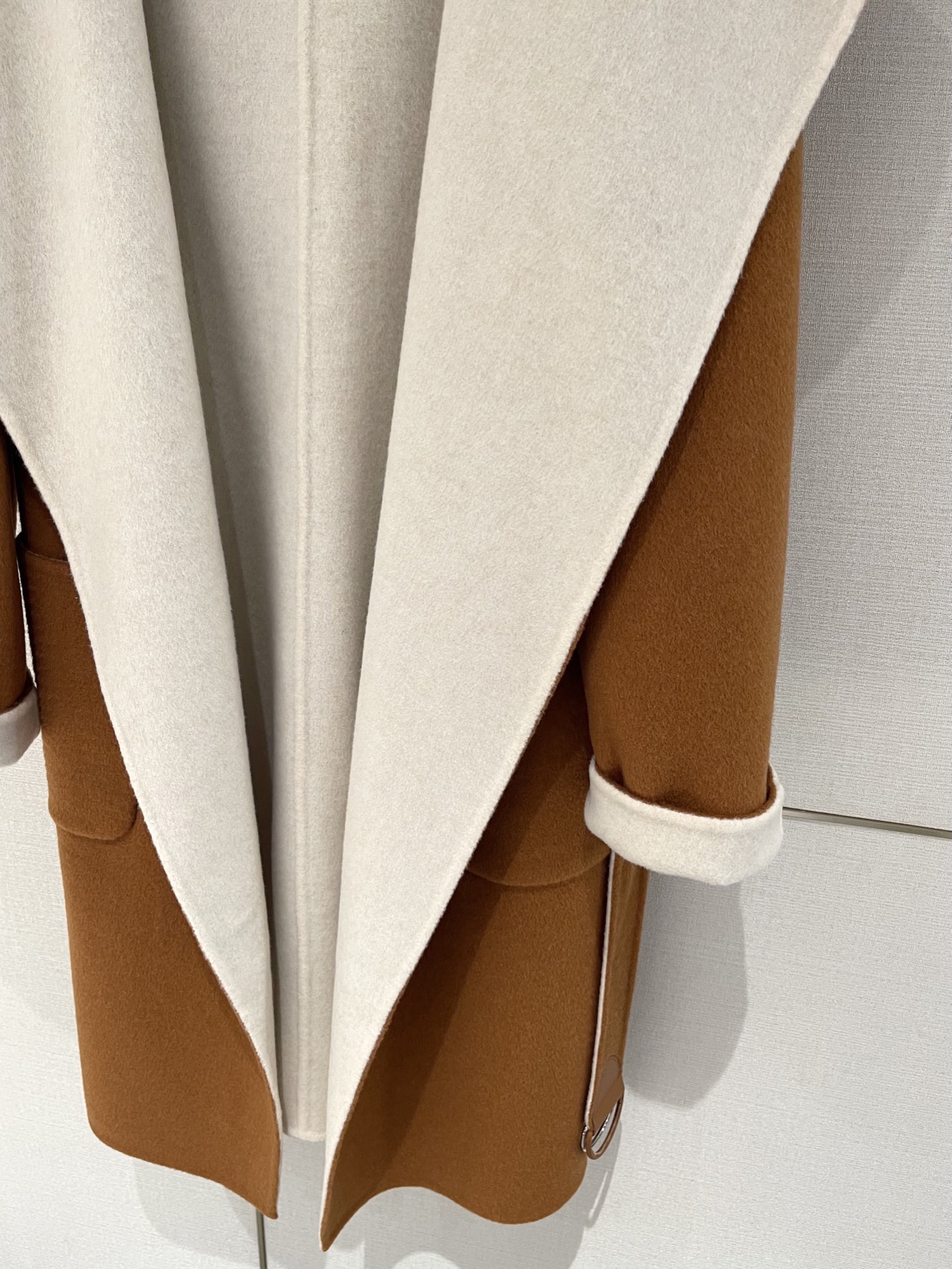 Loro Piana cashmere and wool overcoat , casual, stylish, caramel 