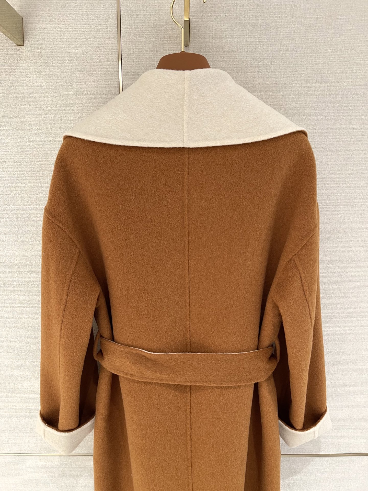 Loro Piana cashmere and wool overcoat , casual, stylish, caramel