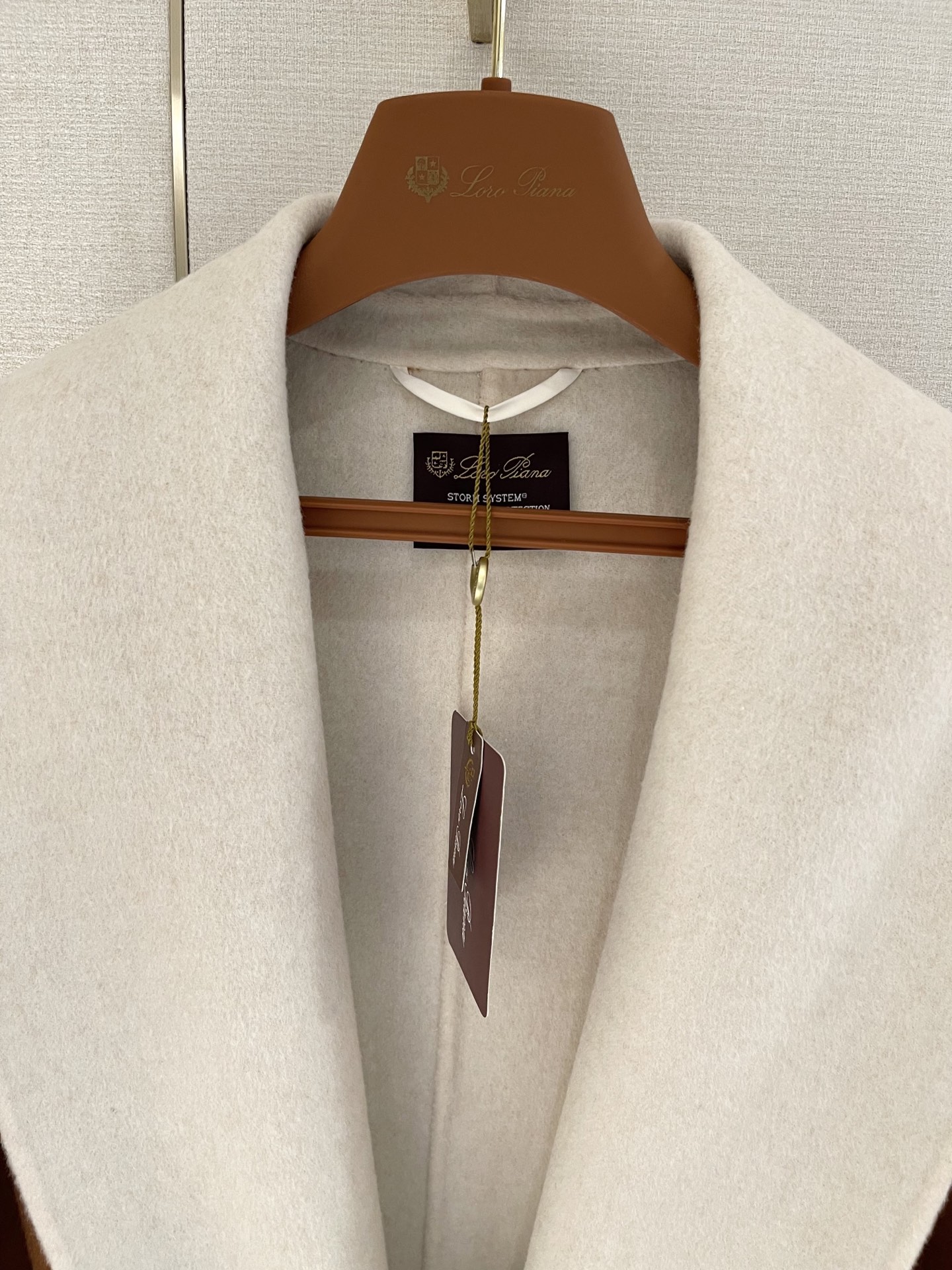 Loro Piana cashmere and wool overcoat , casual, stylish, caramel