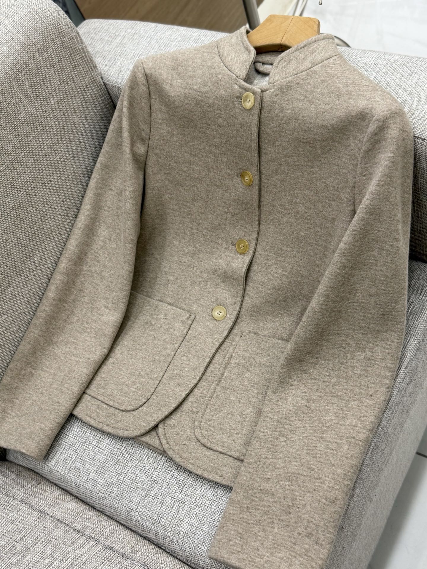 Loro Piana Mini Spagna Jacket  Jersey Novalis