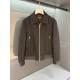 Loro Piana Men'sjacket Autumn/Winter Skiing Series Wool Collar Zipper Jacket