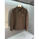 Loro Piana Men'sjacket Autumn/Winter Skiing Series Wool Collar Zipper Jacket