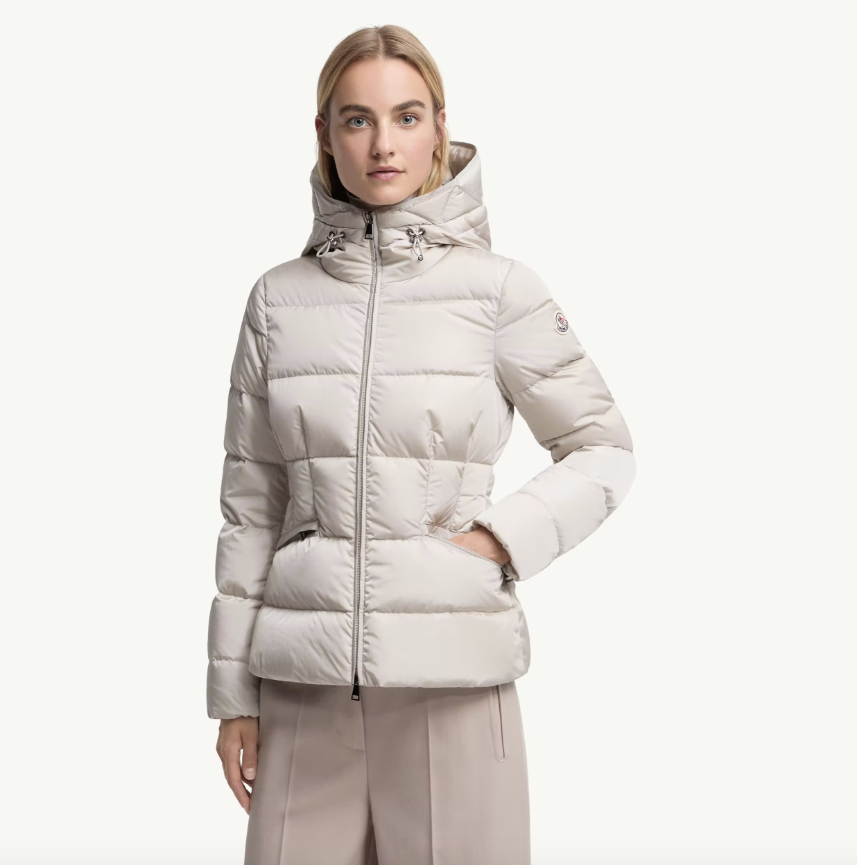 Moncler Avoce Hooded Short Down Jacket