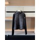 Moncler Horizontal stripe hooded lightweight down jacket