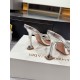 Amina Muaddi 2025FW Gigi Slipper 95 Silver Mirror And White Crystals Amina Muaddi 2025FW Gigi Slipper 95 Silver Mirror And White Crystals