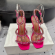 Amina Muaddi 2025FW Gigi Slipper 95 Rose red Amina Muaddi 2025FW Gigi Slipper 95 Rose red