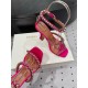 Amina Muaddi 2025FW Gigi Slipper 95 Rose red Amina Muaddi 2025FW Gigi Slipper 95 Rose red