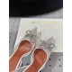 Amina Muaddi Rosie Sling White Amina Muaddi Rosie Sling White