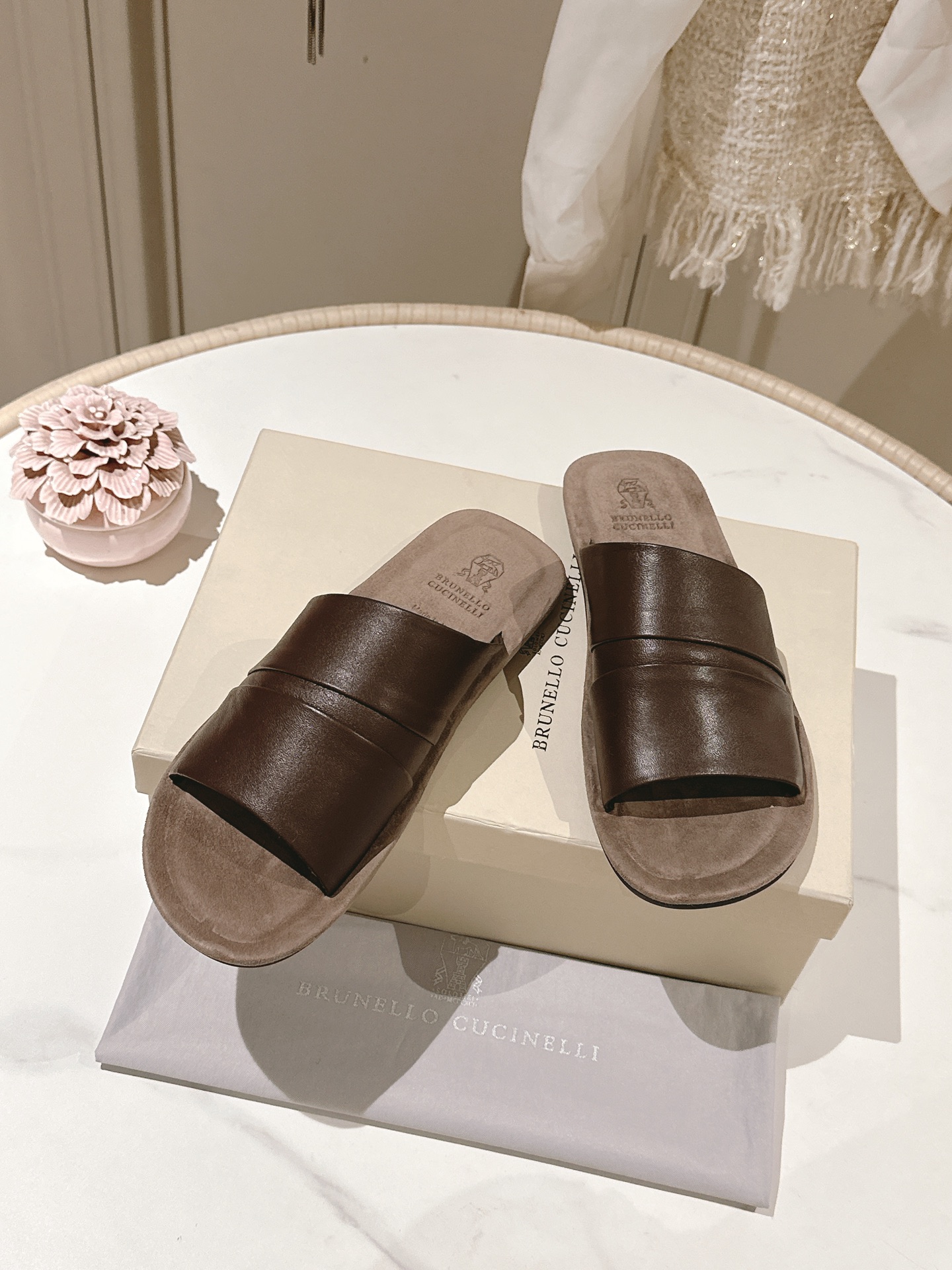 Brunello Cucineli Flat Slippers,BC Slippers Brunello Cucineli Flat Slippers,BC Slippers