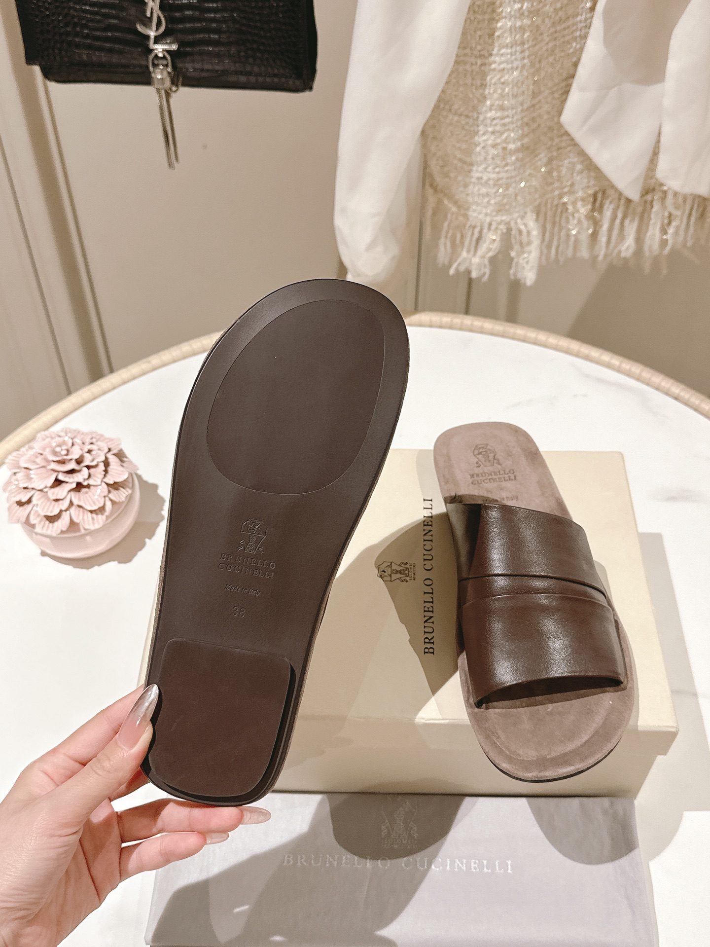 Brunello Cucineli Flat Slippers,BC Slippers Brunello Cucineli Flat Slippers,BC Slippers