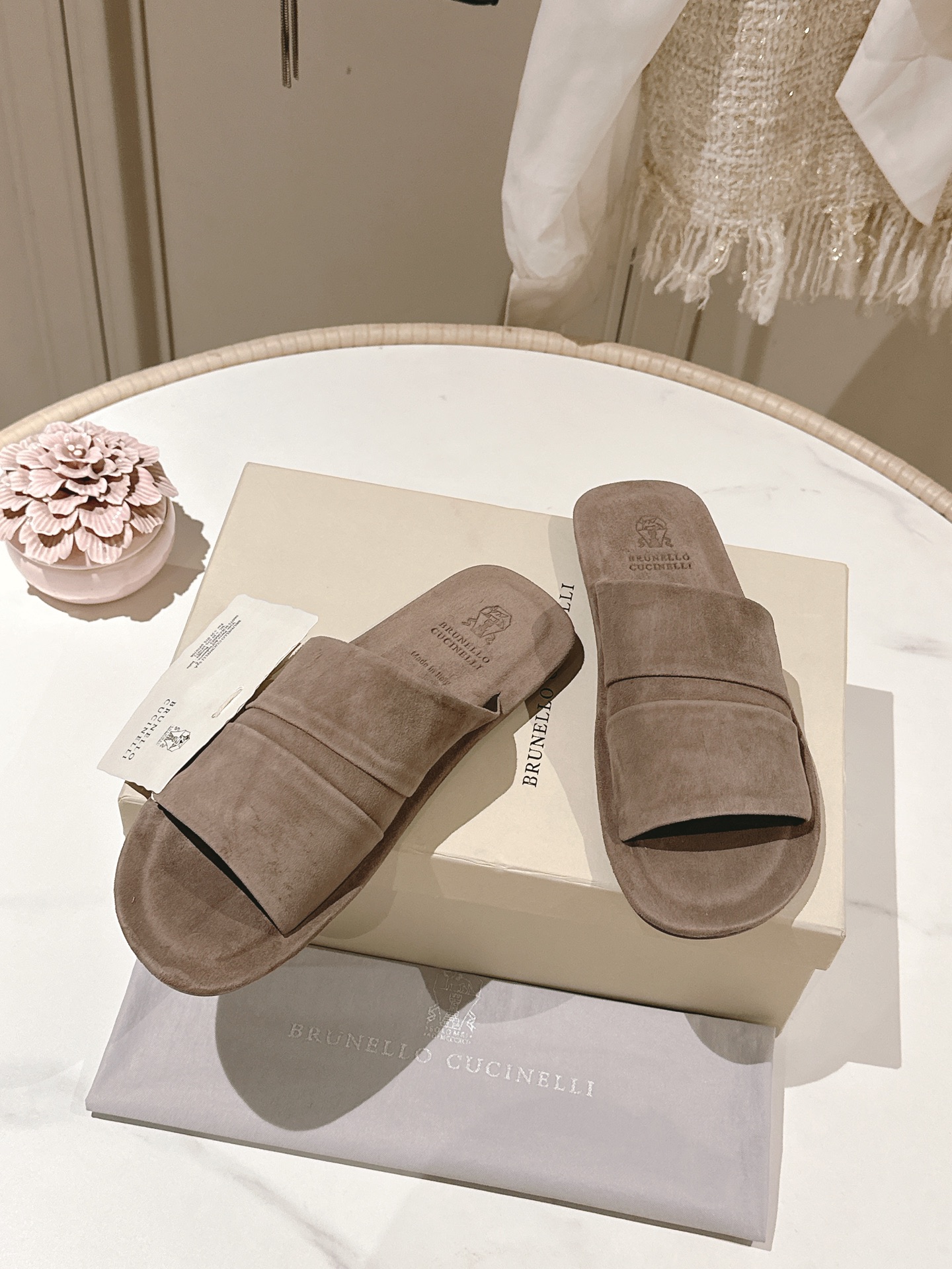 Brunello Cucineli Flat Slippers,BC Slippers Brunello Cucineli Flat Slippers,BC Slippers