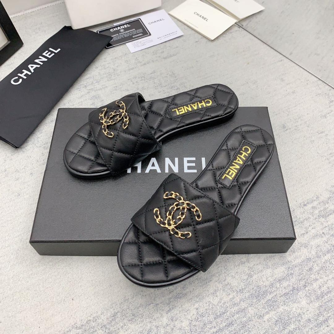 CHANEL Flats Slipper