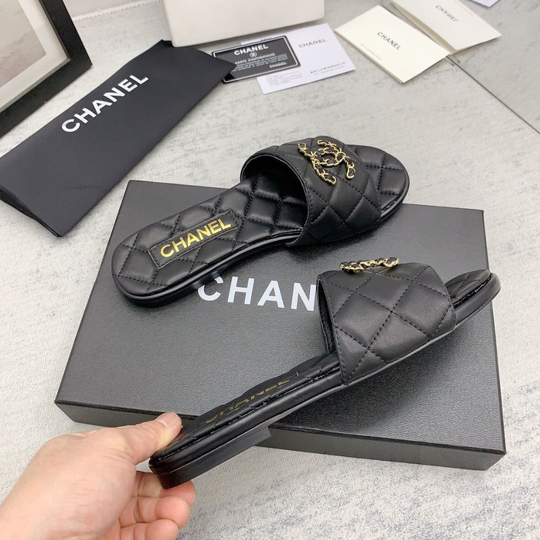 CHANEL Flats Slipper CHANEL Flats Slipper