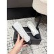 CHANEL Flats white & black CHANEL Flats white & black