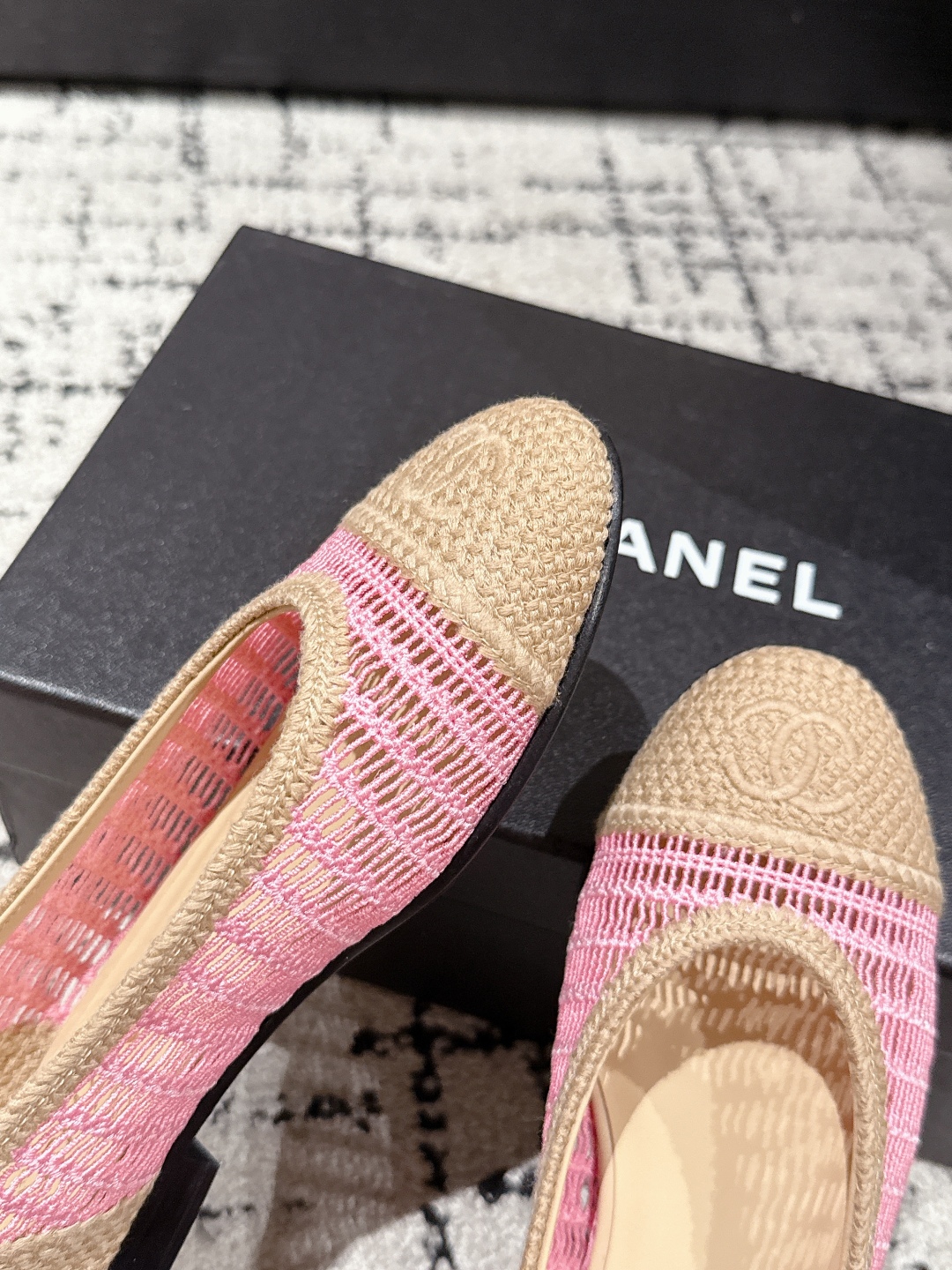 CHANEL 2025 woven ballet flats CHANEL 2025 woven ballet flats