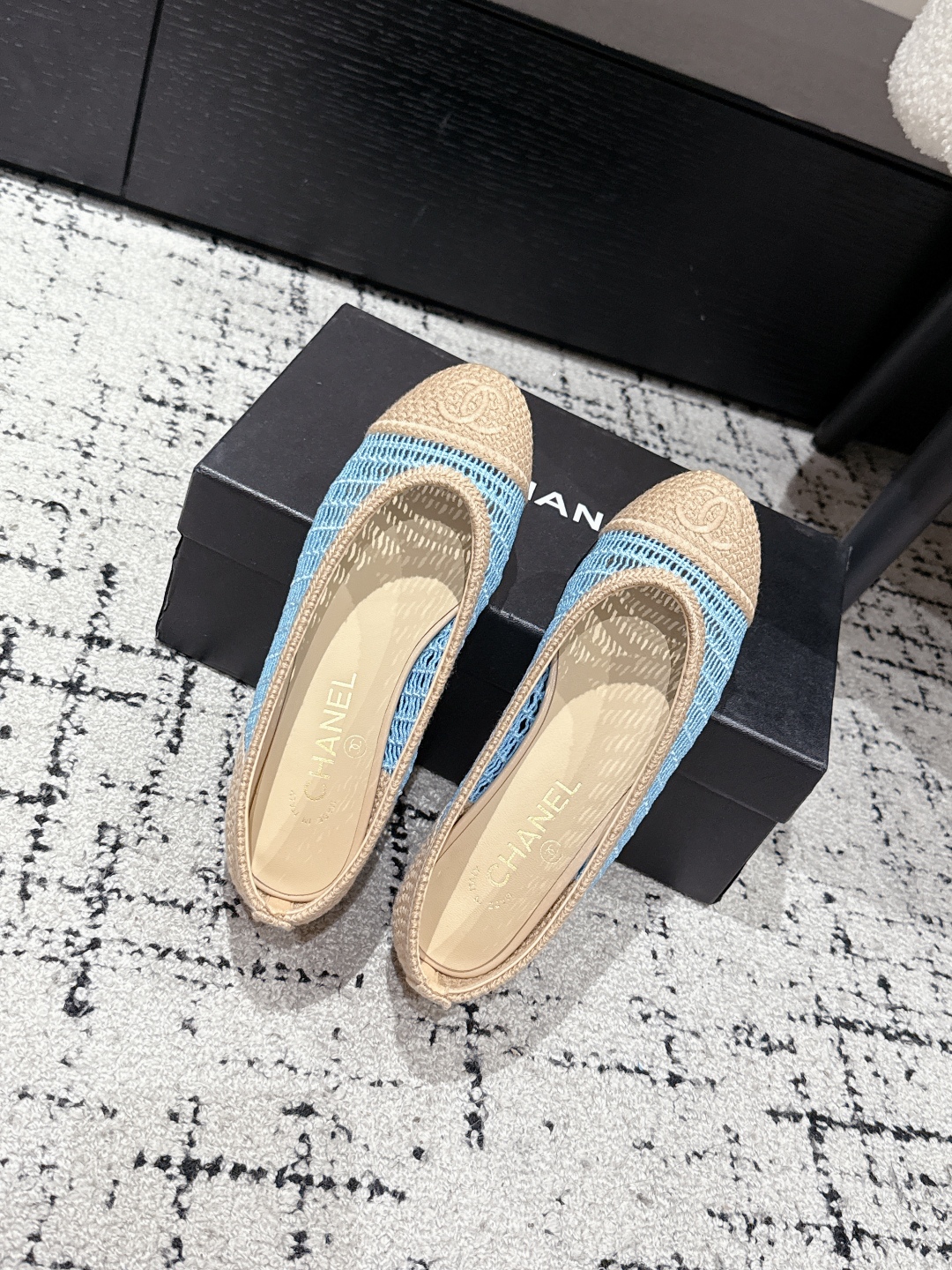 CHANEL  2025  woven ballet flats