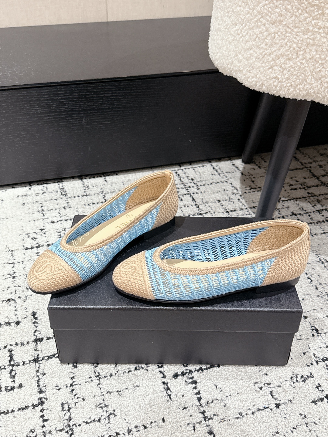 CHANEL 2025 woven ballet flats CHANEL 2025 woven ballet flats