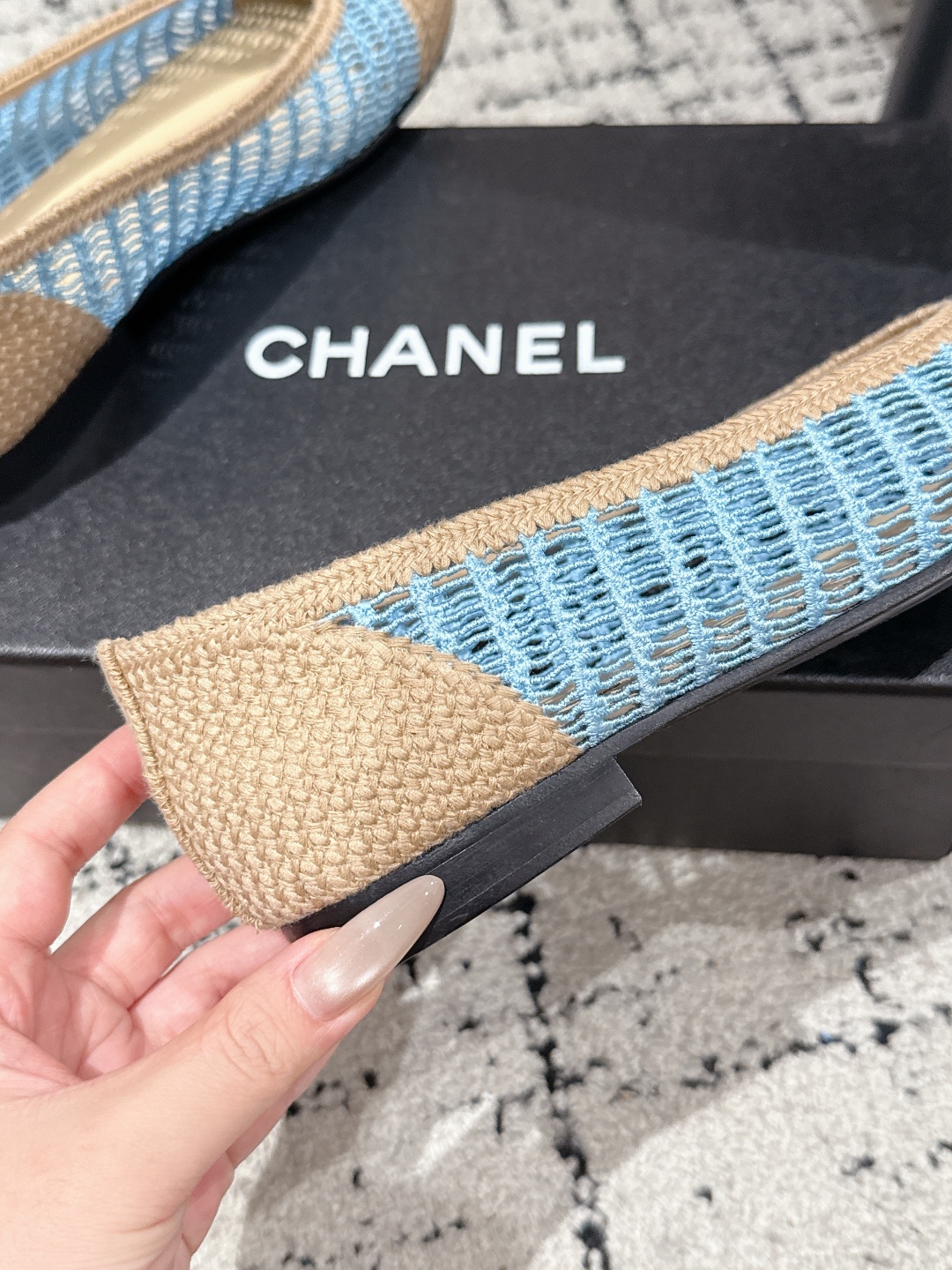 CHANEL 2025 woven ballet flats CHANEL 2025 woven ballet flats