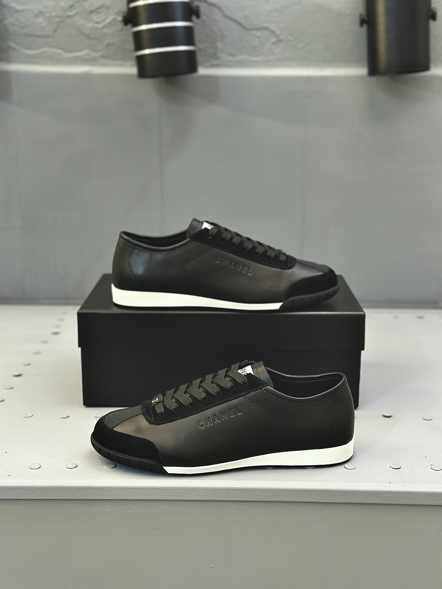 CHANEL 23C panda sneakers men’s shoes CHANEL 23C panda sneakers men’s shoes
