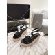 CHRISTIAN DIOR Dway Woven Wedge Sandals, Hollow - Out and Layered, High - Heeled Sandals CHRISTIAN DIOR Dway Woven Wedge Sandals, Hollow - Out and Layered, High - Heeled Sandals