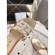 CHRISTIAN DIOR 2025 SS New D-Club Hollow-Out Layered Cross-Strap Slippers, Flat Sandals CHRISTIAN DIOR 2025 SS New D-Club Hollow-Out Layered Cross-Strap Slippers, Flat Sandals
