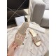 CHRISTIAN DIOR 2025 SS New D-Club Hollow-Out Layered Cross-Strap Slippers, Flat Sandals CHRISTIAN DIOR 2025 SS New D-Club Hollow-Out Layered Cross-Strap Slippers, Flat Sandals
