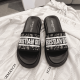 CHRISTIAN DIOR  2025 SS New 3D Letter Slippers, a Must-Have for Beach Vacations