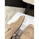 CHRISTIAN DIOR Boy Loafer Rope Beige Suede Calfskin