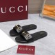 GUCCI  Women's Slide Sandal with Horsebit, Black