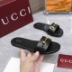 GUCCI  Women's Slide Sandal with Horsebit, Black