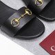 GUCCI  Women's Slide Sandal with Horsebit, Black