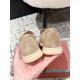 Loro Piana Summer Charms Walk Loafer  Suede