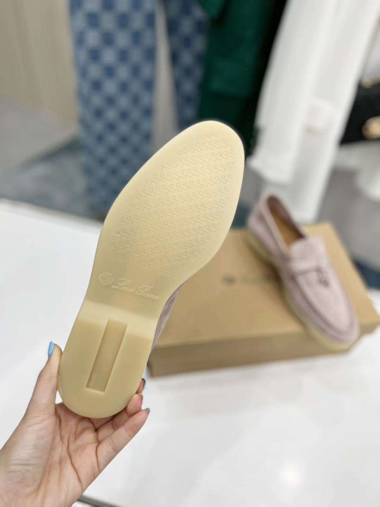 Loro Piana Summer Charms Walk Loafer  Suede