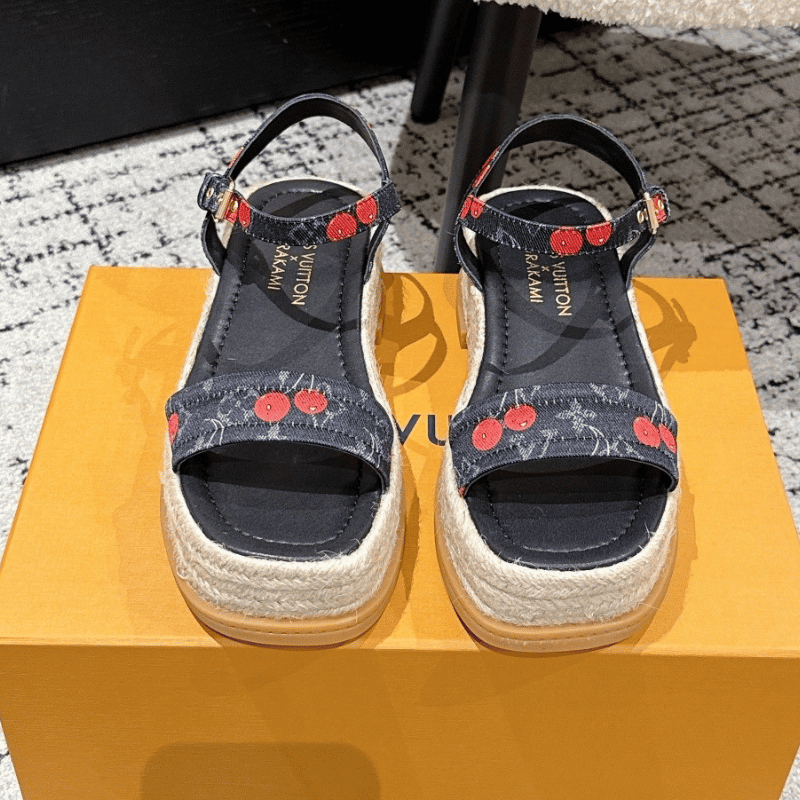 LOUIS VUITTON Maya Platform Espadrille,Takashi Murakami x LOUIS VUITTON 25