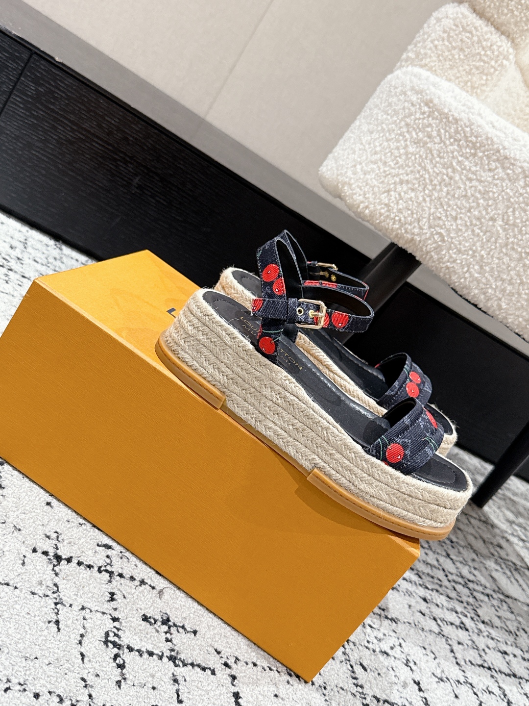 LOUIS VUITTON Maya Platform Espadrille,Takashi Murakami x LOUIS VUITTON 25 LOUIS VUITTON Maya Platform Espadrille,Takashi Murakami x LOUIS VUITTON 25