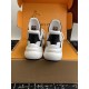 LOUIS VUITTON ARCHLIGHT SNEAKER IN WHITE MIX BLACK EMBOSSED CALFSKIN 101058