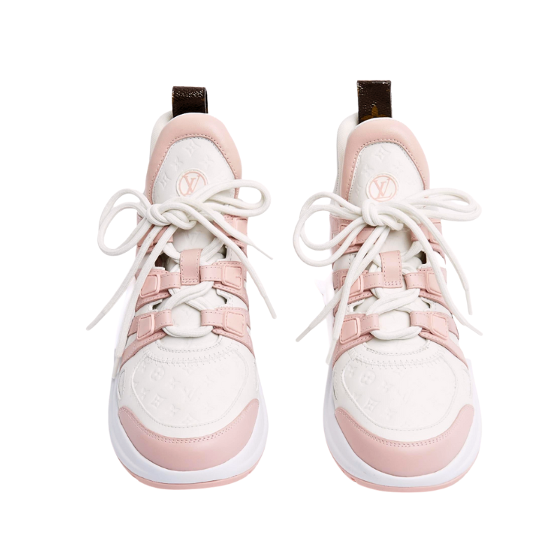 LOUIS VUITTON archlight sneaker pink/white