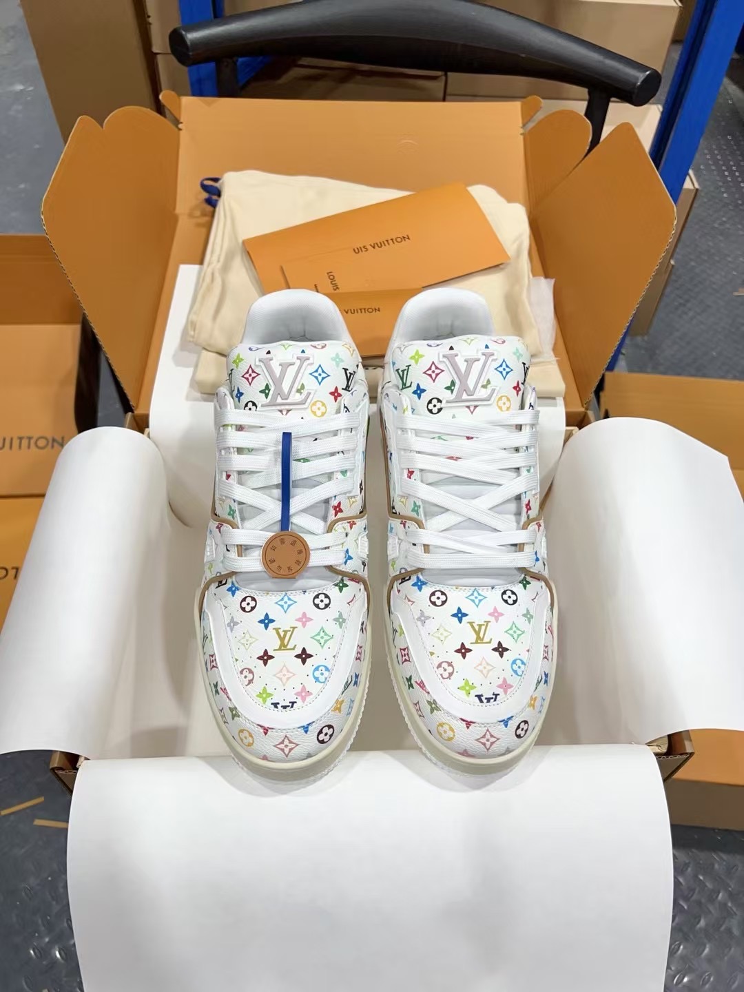 LOUIS VUITTON LV x TM LV Trainer Sneaker 1AGZDF