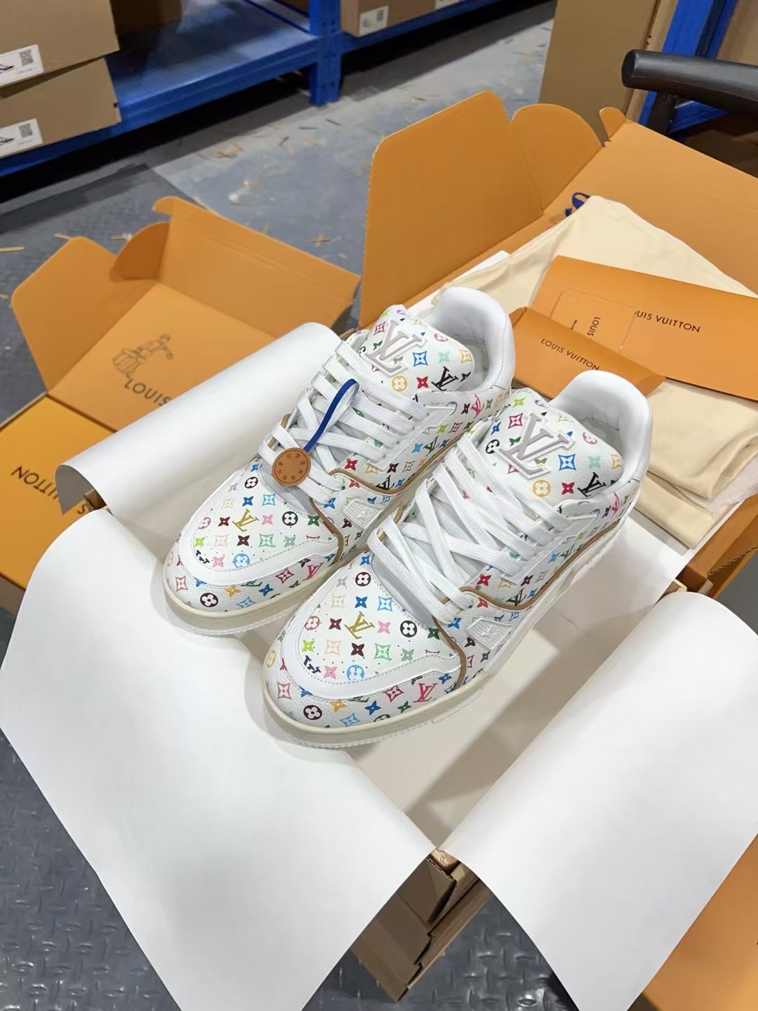 LOUIS VUITTON LV x TM LV Trainer Sneaker 1AGZDF