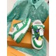 LOUIS VUITTON LV TRAINER MAXI SNEAKER GREEN WHITE VIRGIL ABLOH