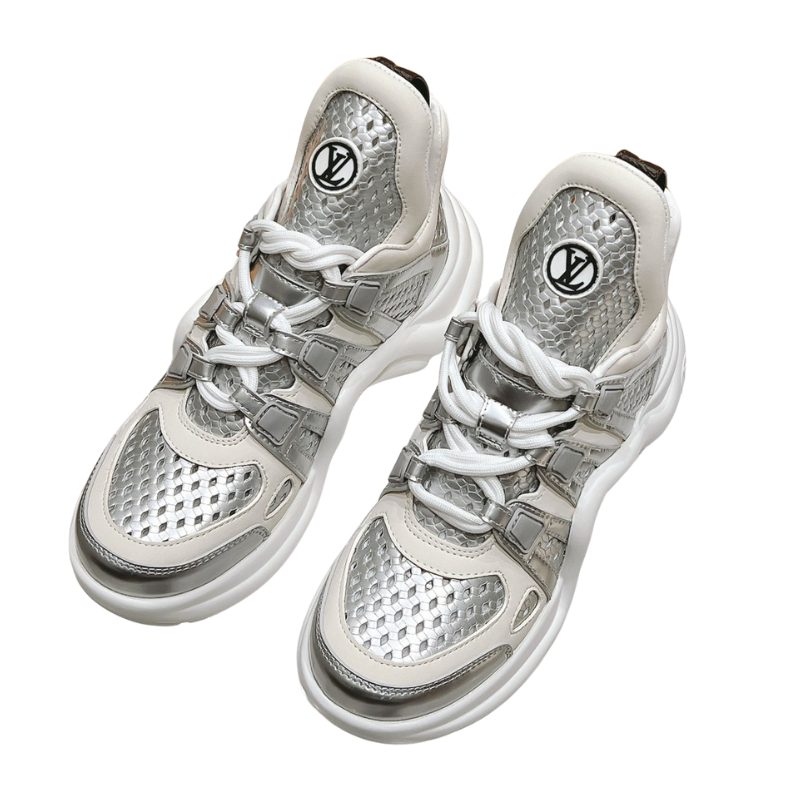 LOUIS VUITTON archlight sneaker in silver