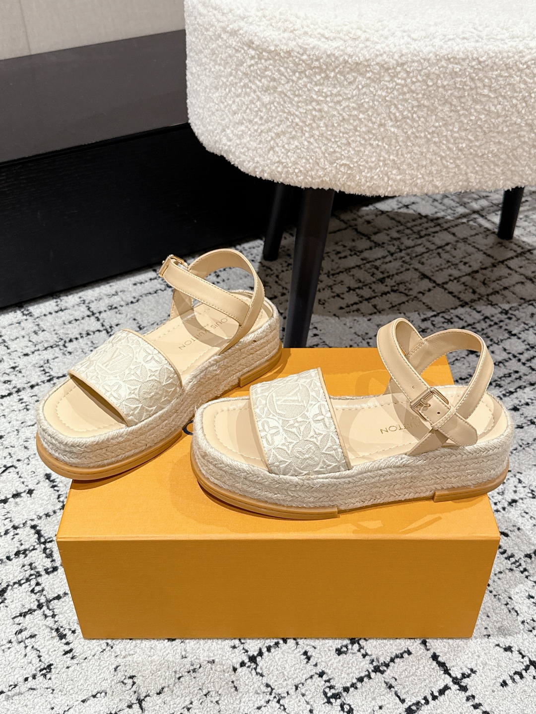 LOUIS VUITTON Maya Platform Espadrille,Takashi Murakami x LOUIS VUITTON 25 LOUIS VUITTON Maya Platform Espadrille,Takashi Murakami x LOUIS VUITTON 25