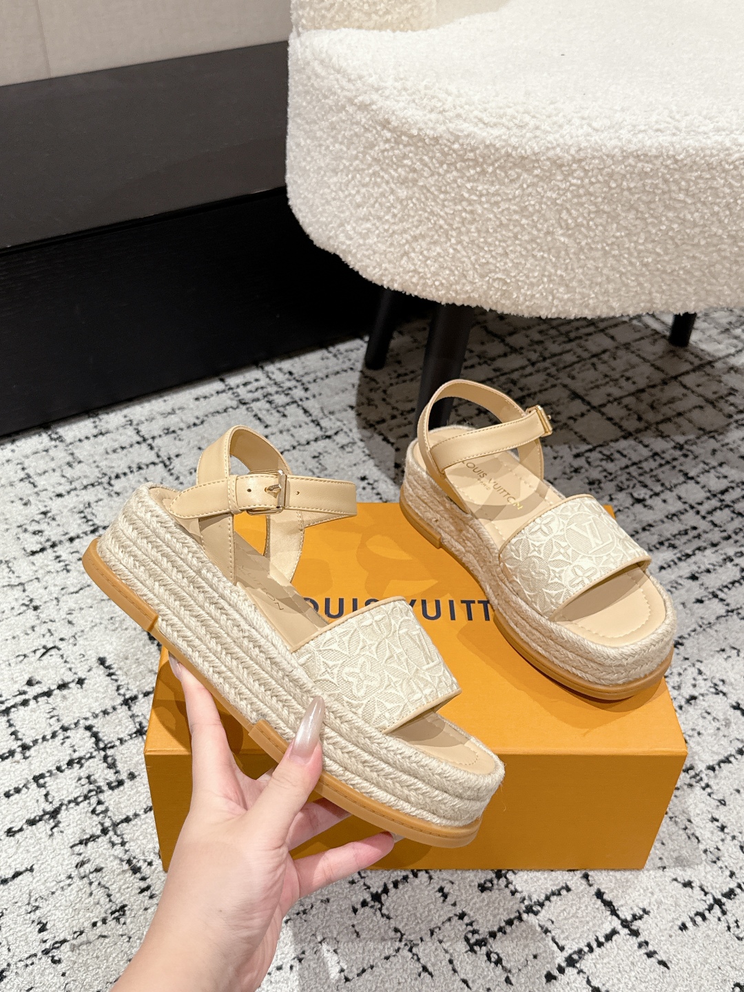 LOUIS VUITTON Maya Platform Espadrille,Takashi Murakami x LOUIS VUITTON 25 LOUIS VUITTON Maya Platform Espadrille,Takashi Murakami x LOUIS VUITTON 25