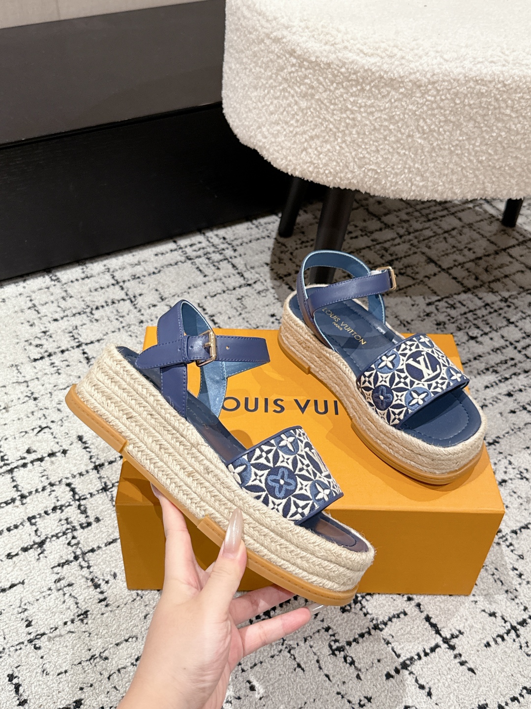 LOUIS VUITTON Maya Platform Espadrille,Takashi Murakami x LOUIS VUITTON 25 LOUIS VUITTON Maya Platform Espadrille,Takashi Murakami x LOUIS VUITTON 25