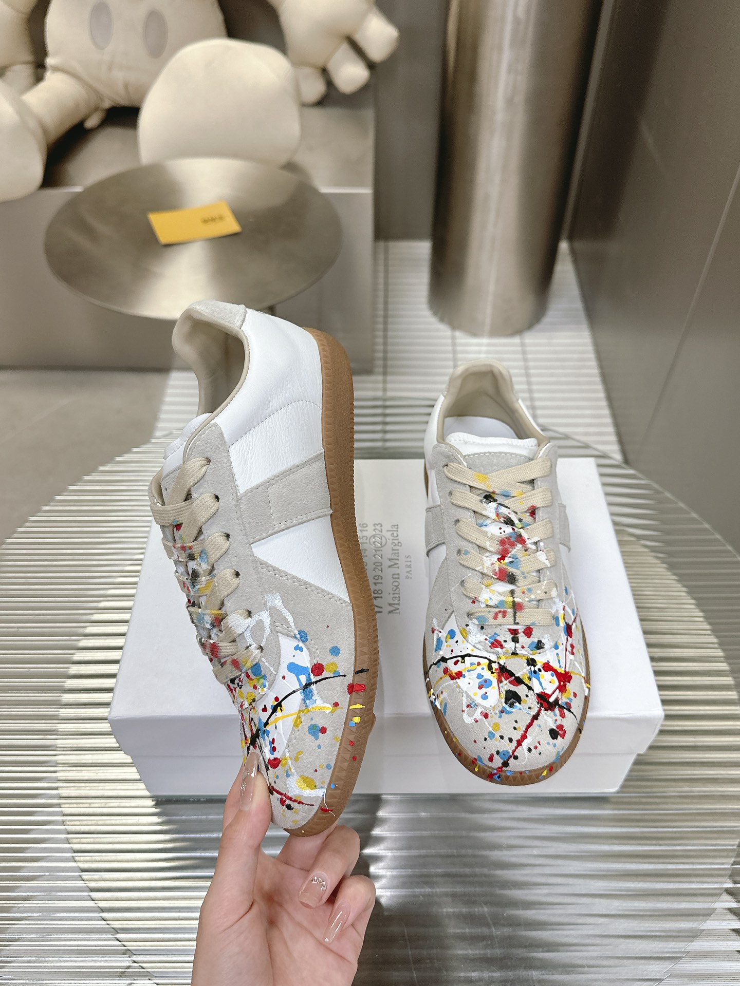 Maison Margiela Replica paint-splatter sneakers